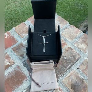 David Yurman Crossover Cross necklace